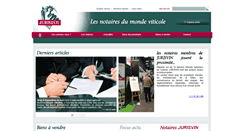 Desktop Screenshot of jurisvin.fr